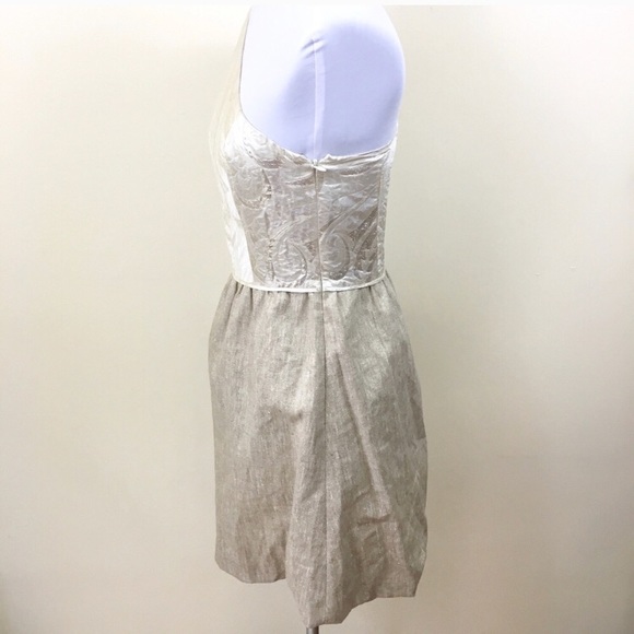 J Crew Gold Dress - Picture 7 of 8